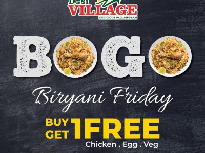 Desi Village BOGO Biriyani Friday