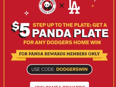 $5 Panda plate