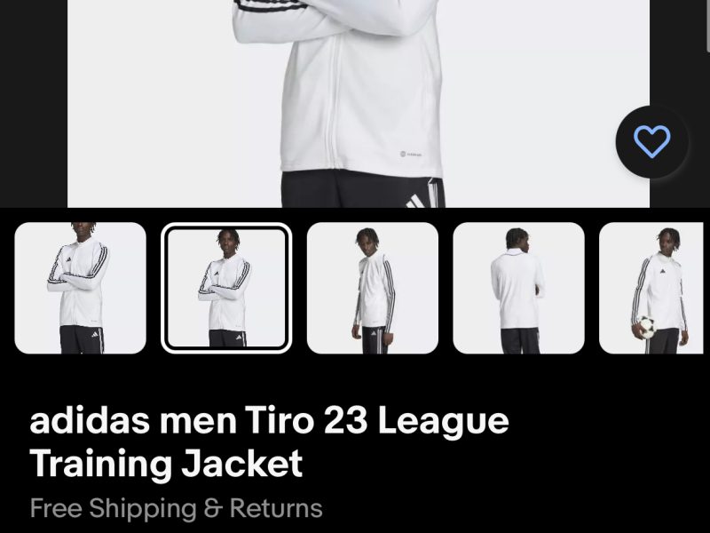 Adidas Training Jacket $17